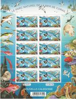 Nouvelle-Calédonie - Feuillet De 10 Timbres - Parc Naturel De La Mer De Corail - Ongebruikt