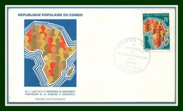 FDC Congo 1979 Vé Conférence Du Mouvement Panafricain De La Jeunesse - FDC