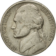 Monnaie, États-Unis, Jefferson Nickel, 5 Cents, 1975, U.S. Mint, Denver, TTB - 1938-…: Jefferson
