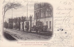AK Lockstedter Lager - Excellenz Generaloberst Graf Waldersee Am Kaiserhof Vorbeireitend - 1898  (35744) - Hohenlockstedt
