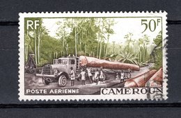 CAMEROUN PA  N° 46  OBLITERE COTE 0.70€  EXPLOITATION FORESTIERE  BOIS - Airmail