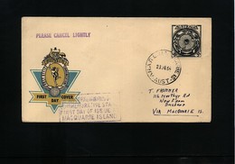 Australian Antarctic Territory 1954 Interesting Cover - Lettres & Documents