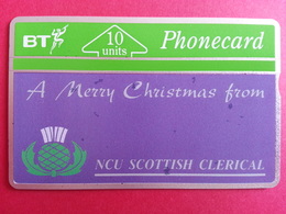 UK - L&G - 10u Merry Christmas NCU Scottish Clerical - 152E - MINT NOT Sealed Blister - BT Private Issues