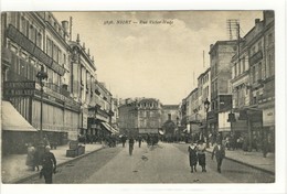 Carte Postale Ancienne Niort - Rue Victor Hugo - Niort