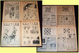 1929 Lustige Blätter - Lot Of 4 Original Humor Magazines (no Covers), Comics, Satire - Andere & Zonder Classificatie