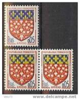 N° 1352 AMIENS IMPRESSION DOUBLE DU JAUNE ** - Unused Stamps