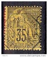 COLONIES GENERALES N° 56 OBLITERE C. D'ARMEES-FORT DE FRANCE - Alphee Dubois