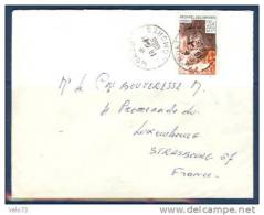 COMORES N° 38 SUR LETTRE DE MORONI DU 18/1/66 - Cartas & Documentos