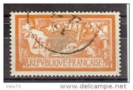 N° 145c MERSON 2F VARIETE CASSURE DANS LE BAS DE L'ECUSSON SUPERBE - Used Stamps