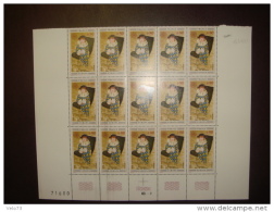 N°1840 EUROPA EN BLOC DE 15 AVEC LEGER DEFAUT D'ESSUYAGE SUR 2 TIMBRES ** - Unused Stamps