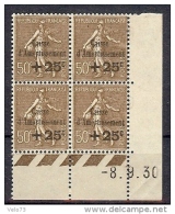 N° 267 CAISSE AMORTISSEMENT EN COIN DATE DU 8/9/30 ** - 1930-1939