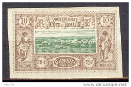 COTE DES SOMALIS N° 10  * - Unused Stamps