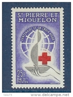 ST PIERRE N° 369 CROIX ROUGE ** - Ungebraucht