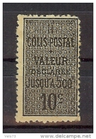 ALGERIE COLIS POSTAUX N° 2a TYPE II * - Paketmarken