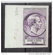 N° 1043 DE NERVAL EN ESSAI DE COULEUR VIOLET ** - Andere & Zonder Classificatie