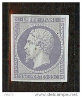 ESSAI TYPE NAPOLEON 25c VIOLET GRIS NEUF SANS GOMME - Autres & Non Classés