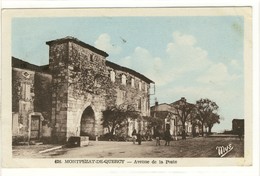 Carte Postale Ancienne Montpezat De Quercy - Avenue De La Poste - Montpezat De Quercy