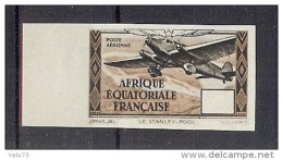 AEF PA 38 SANS VALEUR DANS LE CARTOUCHE NON DENTELE ** SUPERBE - Nuevos