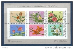 MACAO BF N° 1 PLANTES MEDICINALES  ** - Blocks & Sheetlets