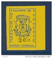 TIMBRE DE GREVE DE ROANNE DE 1968 ** - Otros & Sin Clasificación