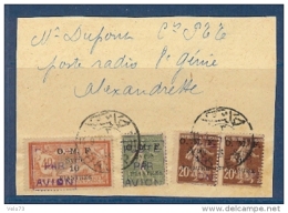 SYRIE PA 2/3+4x2 OBLITERES SUR GRAND FRAGMENT - Used Stamps