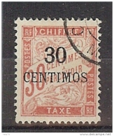 MAROC TAXE N° 3 OBLITERE - Timbres-taxe