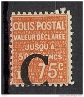 COLIS POSTAUX N° 112 ** - Mint/Hinged