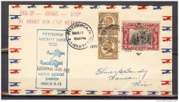 ENVELOPPE COMMEMORATIVE PITTSBURG AIRCRAFT SHOW DU 11/03/1930 - 1c. 1918-1940 Storia Postale