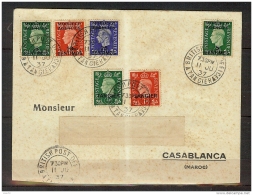 LETTRE DU BRITISH POST OFFICE DE TANGER DE 1937 - Oficinas En  Marruecos / Tanger : (...-1958