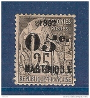 MARTINIQUE N° 29a 5 PENCHE RARE * - Ungebraucht