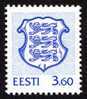 Estonia Estland Estonie 1998 (01-2) Coat Of Arms 3,60 Kr - Estland