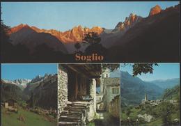 Soglio Bergell Mit Bondascagruppe, Sciora, Piz Cengalo Und Piz Badile - Photo: Furter - Soglio