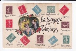 LE LANGAGE DES TIMBRES - Briefmarken (Abbildungen)