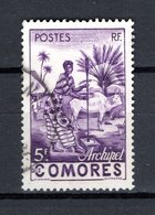 COMORES  N° 5  OBLITERE COTE 1.20€   FEMME INDIGENE - Oblitérés