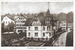 GRUSS AUS RUSWIL → Pilatusblick Mit Buchdruckerei, Ca.1930 - Ruswil