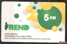 Bosnia Srpska - Mtel (recharge) 5 KM - Bosnien