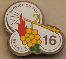 SAPEURS POMPIERS - SERVICE DU FEU - BERNEX - 16  - RAISINS - GENEVE - SUISSE -   (20) - Brandweerman