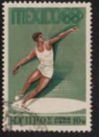 1968 MEXICO CITY OLYMPIC  . USED STAMPS  FROM CYPRUS - Zomer 1968: Mexico-City