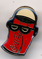 {07113} Pin's " Coca-cola ".                " En Baisse " - Coca-Cola