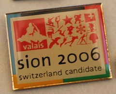JEUX OLYMPIQUES - SION 2006 - SWITZERLAND CANDIDATE - VALAIS -  SUISSE - SCHWEIZ  - CERVIN  -    (20) - Olympische Spiele