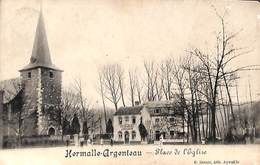 Hermalle-Argenteau - Place De L'Eglise (animée, Desaix, Café De La Place) - Oupeye