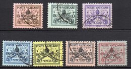 1939 Vaticano Sede Vacante  N 61 - 67 Timbrata Used - Used Stamps