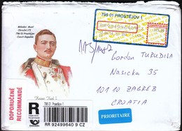 Czech Republic Prostejov 2014 / R Letter - Cover / Kaiser Karl I - Emperor Karl I - Briefe U. Dokumente