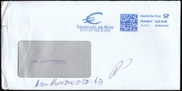 Germany Frankfurt 2011 / City Of The Euro / Euro Sign / Machine Stamp - ATM - Münzen