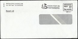 Iceland / Postage Paid / Postman / Machine Stamp - Dienstmarken