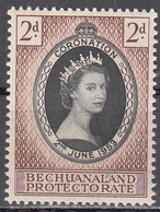 BECHUANALAND PROTECTORATE    SCOTT NO. 153    MINT HINGED    YEAR  1953 - 1885-1964 Bechuanaland Protectorate