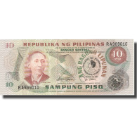 Billet, Philippines, 10 Piso, 1970, 1970, KM:154a, NEUF - Philippines