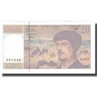 France, 20 Francs, 20 F 1980-1997 ''Debussy'', 1997, 1997, SUP, Fayette:66ter.2 - 20 F 1980-1997 ''Debussy''