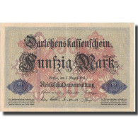 Billet, Allemagne, 50 Mark, 1914, 1914-08-05, KM:49a, TTB - 50 Mark