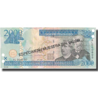 Billet, Dominican Republic, 2000 Pesos Oro, 2003, 2003, KM:174s2, NEUF - Dominicaanse Republiek